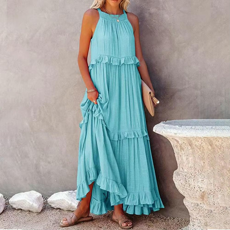 Adeleine - Ruffled Maxi Dress